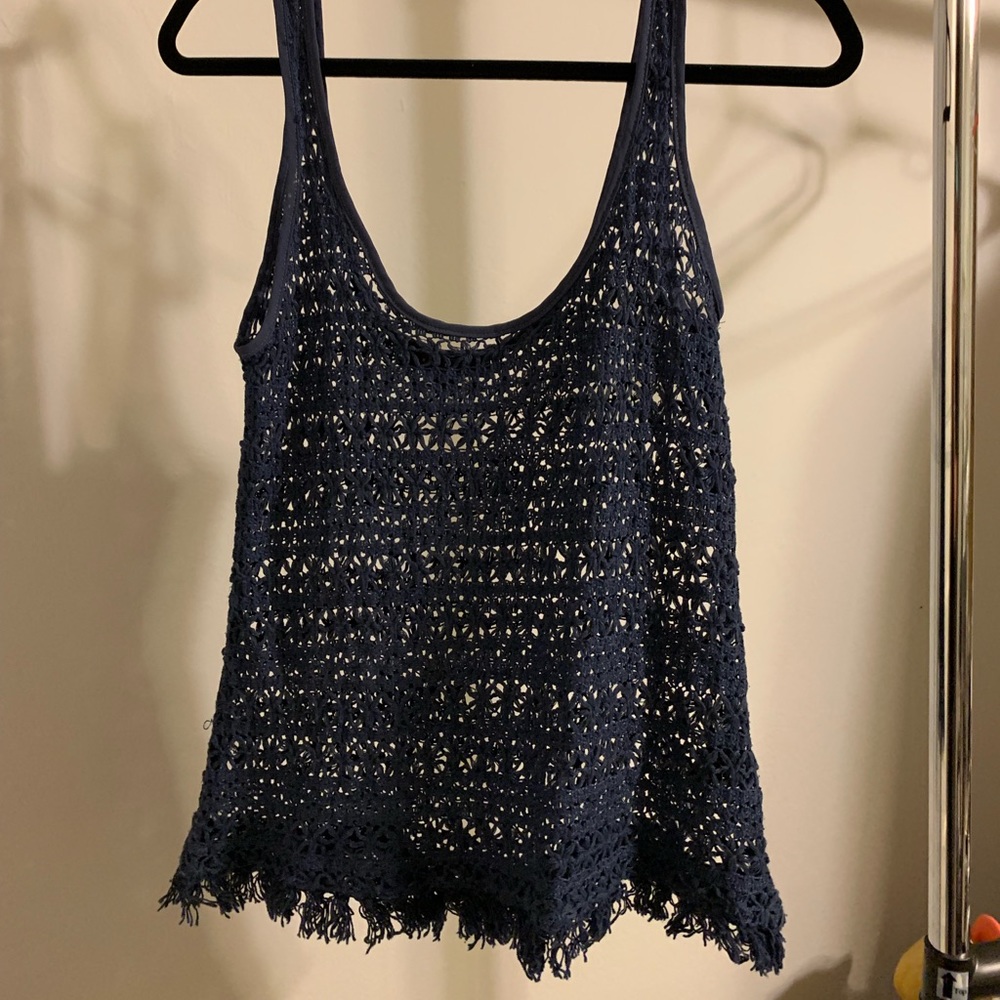 Blue tank top
